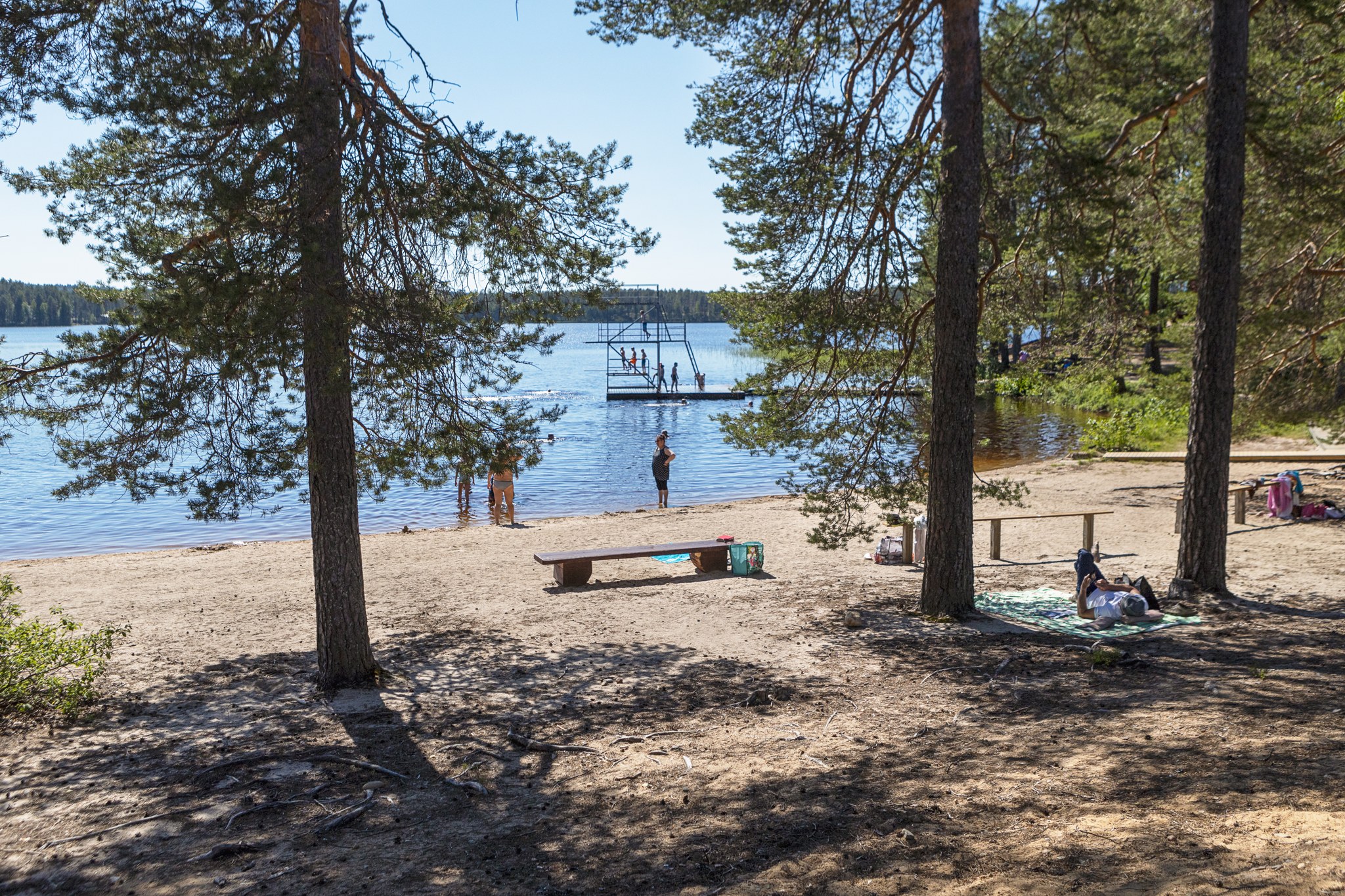 Särkiselän uimaranta.