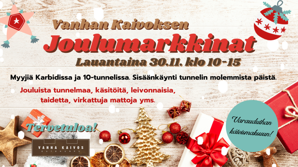 Joulumarkkinat banneri.