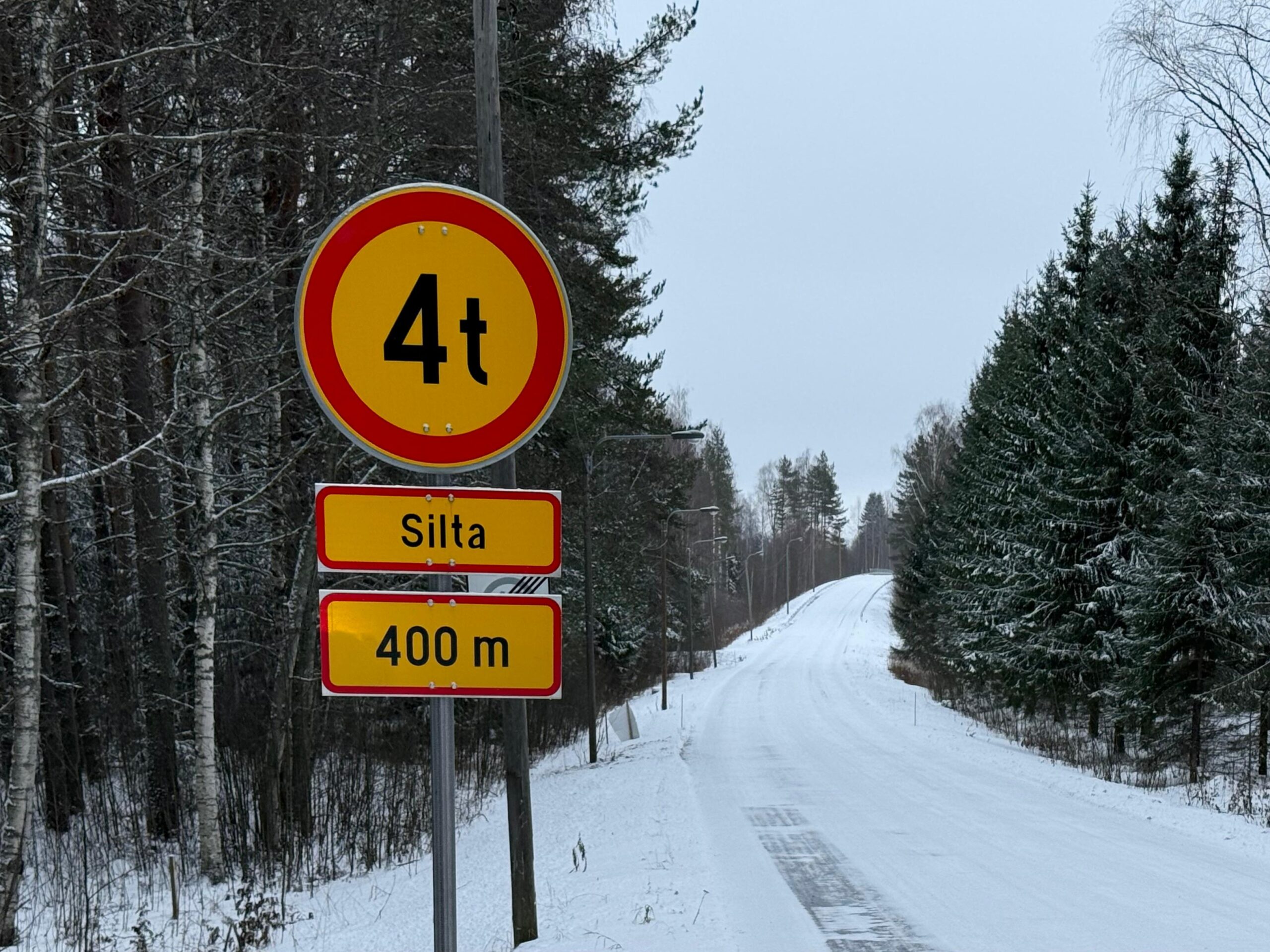 Osa Kalattomantiestä suljetaan ajoneuvoliikenteeltä tilapäisesti 25.–29.11.2024 välillä